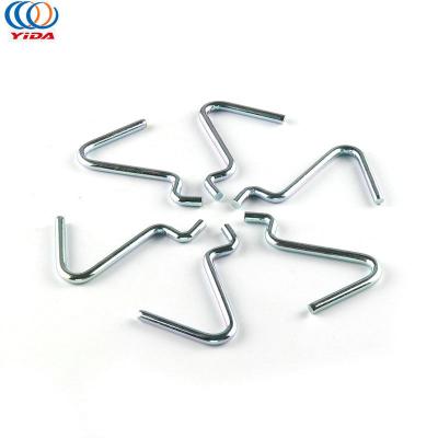 China Spiral Custom Stainless Steel Metal Shower Curtain Hooks for sale