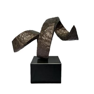 China Professional Teams Bring Indoor Modern Design Bronze Stainless Steel Metal Sculpture for Hotel for sale