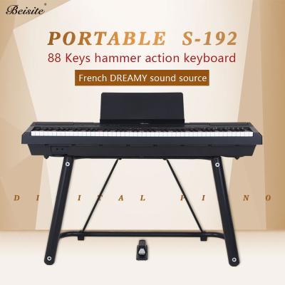 China DIGITAL PIANO WITH 88 KEYBOARD HAMMER ACTION S192 132.5x29.5x19 for sale