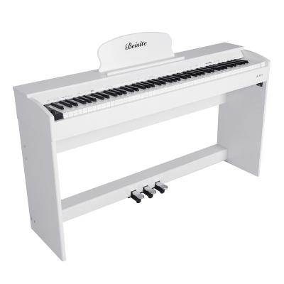 China Digital Piano 181 Full Weight Hammer Action 88 Keys MIDI USB Keyboard Multi Function Beginner Kids Piano for sale