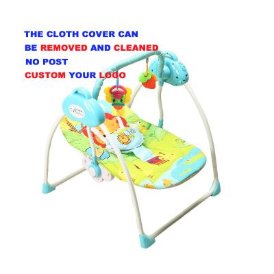 China Eco-friendly Baby Cradle 108 Baby Materials Baby Rocker Baby Rocker Cradle Chair Electronic Baby Cradle for sale