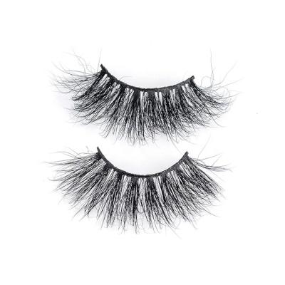 China Natural High Quality Fast Delivery Long Mink Eyelashes Pairs High End Lashes Custom Private Label for sale