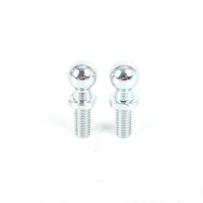 China Free Samples 4045 Stainless Steel 304 / Carbon 1020 CR Chrome Plated Galvanized CS Ball Pin Socket Carbon Steel M8 Thread Ball Joint Studs for sale