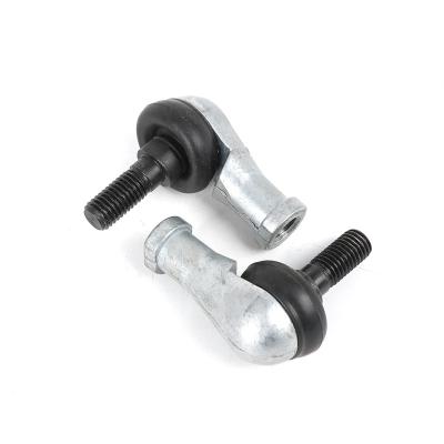 China Ball Joint Material Aluminum Alloy White Zinc Alloy Plated Clip Locking Ball And Socket Bearing OEM Standard for sale