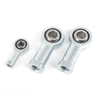 China 10mm Male Thread M10 Straight Metric Self-Lubricating Rod End Joint Bearing Steel OEM Standard for sale