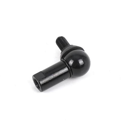 China Auto Good Quality Mechanical Metal Parts CNC Machining Center Carbon Steel 1020 Angle Ball Joint Black Bearing for sale