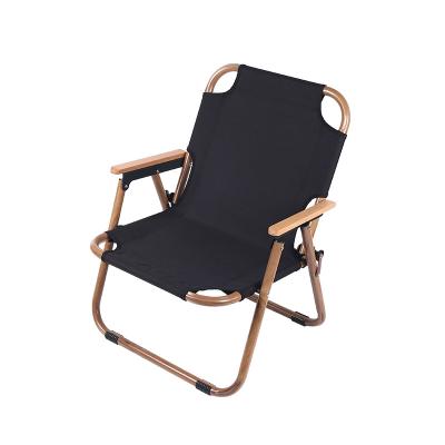 China Logo Outdoor Portable Aluminum Backrest Modern Custom BBQ Lounger Lightweight Folding Camping Chair for sale