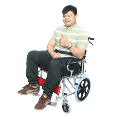 China Convenient Pediatric Chair Lightweight Manual Folding Children Wheelchair Children Portable Wheelchair for sale