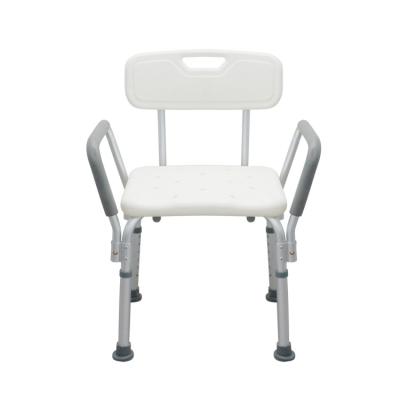 China Detachable CE ISO Approved Shower Chair Aluminum Medical Elderly Anti-Slip Disability Bathroom Chair for sale