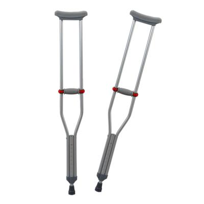 China Convenient Comfortable Adjustable Aluminum Beneath Axillary Crutches for Injured Elderly for sale