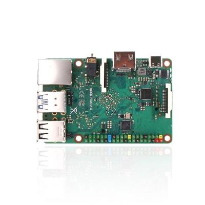 China ROCK Pi 4A V1.4 Rockchip RK3399 Panel Cortex Six Core SBC/Single Board Computer ROCK Pi 4A ROCK Pi 4A for sale