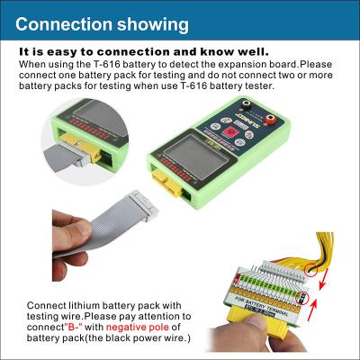 China Other T-616 Lithium Battery Pack Maintenance Detection Battery Tester Pressure Differential Pressure Differential Analyzer 1~16 Strings for sale