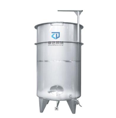 China Factory Lid Tank Stainless Steel Storage Tank Floating Milk/Moving Top 1000l Liquid Yogurt/Beer/Wine Container for sale