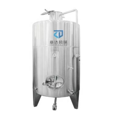 China Machinery Repair Shops Sanitary Storage Tank Conical Stainless Steel Liquid Storage Tank For Wine Milk Beverage Beer for sale