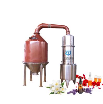 China Farms Cinnamon Oil Extraction Machine Flower Dew Hydrolate Hydrolate Distiller Essential Oil Steam Distiller for sale