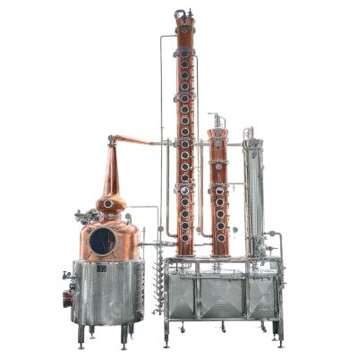 China food & High Beverage Plant 200L-1000L Illegal Alcohol Distiller Whiskey Distiller Alembic Distillation Equipment Vodka Distiller for sale