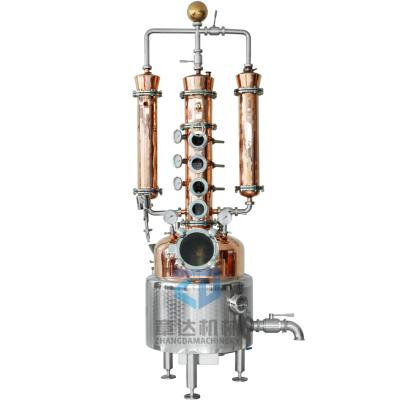 China food & Beverage Plant Vodka Still Reflux Distillation Distiller With Carbon Filter For Ethanol Distillery 200L-1000L for sale