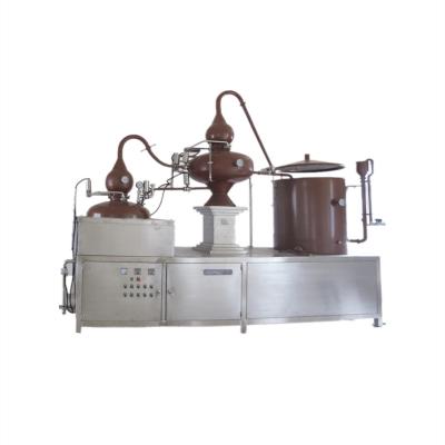 China 100L-2000L Wine Distillation Machine Automatic Copper Brandy Still Pot Charente Cognac Distiller for sale