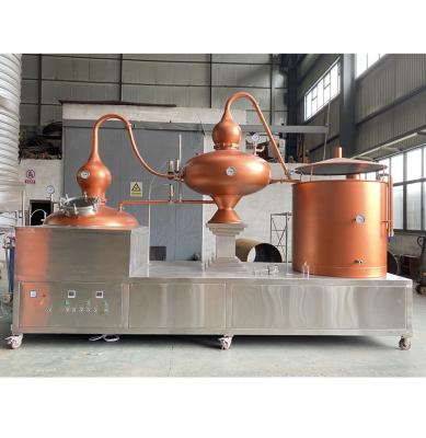 China Automatic Factory 500L Wine Distillation Machine Cognac Charente Pot Brandy Still Distiller for sale