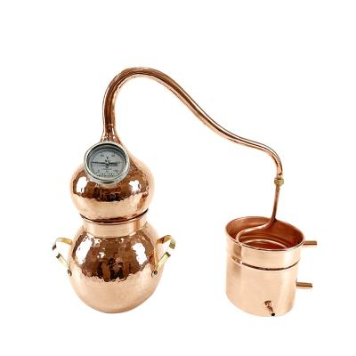 China Grow Pot 2L Homemade Essential Oil Distillation Rose Gas Heating Cooker Heating Essential Oil Distillation Equipment for sale