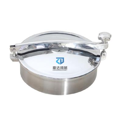 China Machinery Repair Shops Access Port Quik- Opening Manhole Stainless Steel Easy Operated Round Manway For Tank for sale