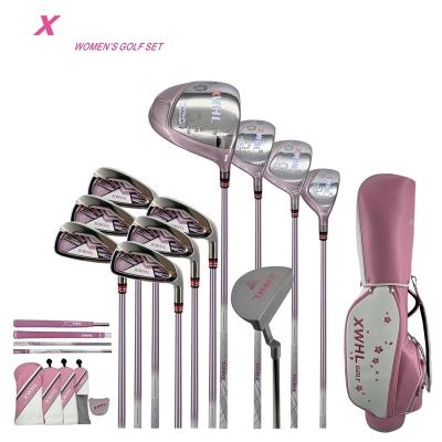 China Graphite & Steel Custom High Quality OEM Complete Women's Golf Club Set For Right Handed Golf Club Set With Bag for sale