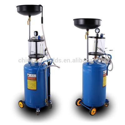 China OBRK Car Oil Portable Extended Air Drain Extractor Mobile Waste Oil Drainer With Tank for sale