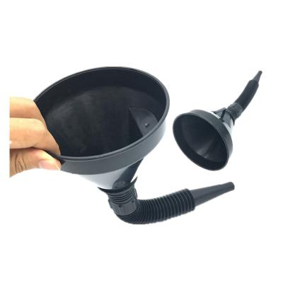 China Universal Wholesale Plastic Flexible Plastic Oil Filter Gasoline Engine Car Mini Funnel Spout for sale