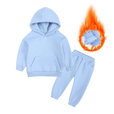 China Brand Boys Girls Casual Custom Hoodies Jogging Sportswear Outfits Fashion Kids Hooded Simple Pullover Tracksuit for sale