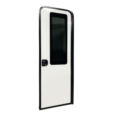 China The best selling auto part round corner rv door, a rv door with circular arc angle for sale