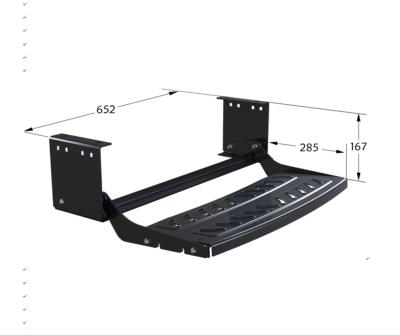 China Steel Manual Entry Stairs Motorhome Steps, Single or Multi-Layer Steps, RV Accessories for sale