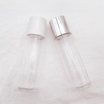 China Stock Luxury Skin Care Toner Pump Packaging Essential Oil Skin Care Glass Bottle 100ml for sale