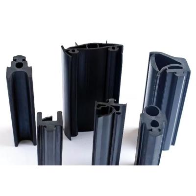 China Good Temperature Properties Rail Vehicle Rubber Parts Seal Co-extruded with Sponge and Steel Spine for sale