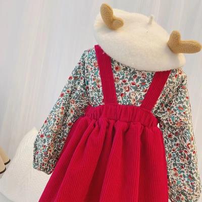 China Girls Boutique Spring Autumn Dressing Set Casual Party Princess Dress Kids Dressing Set Babies Dress for sale