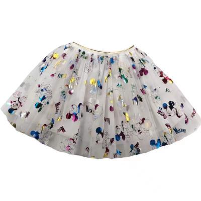 China Anti-wrinkle Boutique Kids Girls Dresses Clothes Children Floral Tulle Skirt for sale