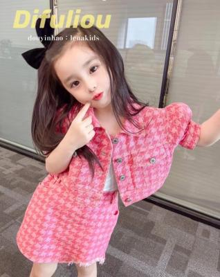 China Wholesale Casual Top and Skirt Set for Kids Children Little Girls Sets Girls Girls 2021 Summer Sets for sale