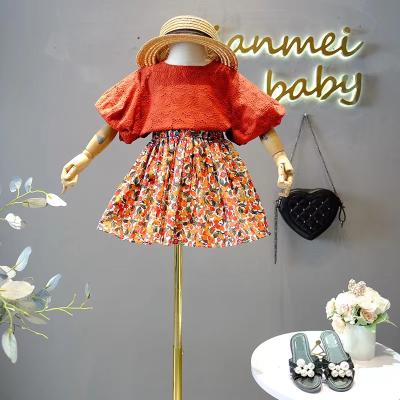 China Wholesale casual children's boutique clothing girl kid's clothing set children use dress children's dress dress for sale