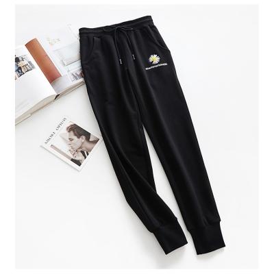 China Custom Made Women Casual Loose Pants Sweatpants Anti-wrinkle Cotton Girl Hot Hip Hop Pants for sale