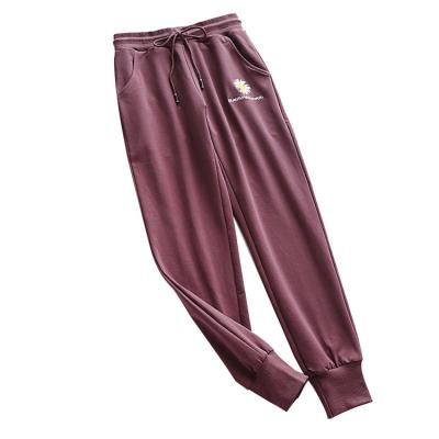 China custom anti-wrinkle premium loose trotter pants loose sweatpants girls track long pants sport for sale