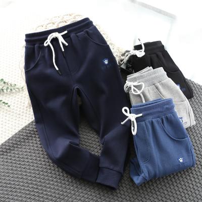 China Anti-Wrinkle Comfortable Breathable Loose White Big Kid Boys Kid Children Pants Popular Personalized Pants for sale