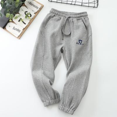 China Anti-wrinkle boutique high quality Korean soft cartoon baby children boys leisure clothing pants newborn pants for sale