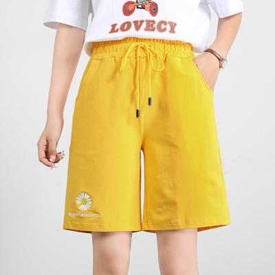 China High Quality Anti-wrinkle Cotton Oversized Loose Soft Sport Sweat Girls Summer Pants Shorts for sale