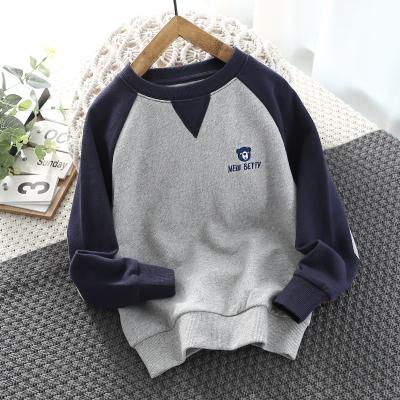 China 2021 wholesale hot pullover custom made hoodies anti-shrink baby kids boys children sweatshirt for boy for sale