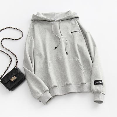 China New spring anti-shrink loose autumn hoodie girl child girls use children's medium zipper casual pullover long for sale