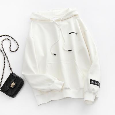 China Wholesale Custom Anti-Shrink Girls Cotton Fashion Long Top Hoodie Jogging Hooded Multi Color Girl for sale