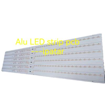 China Aluminum based Blank Smd Led Pcb Board factory 2w K Thermal Conductivity Aluminum Black  White  Surface one and two Layers ROHS for sale