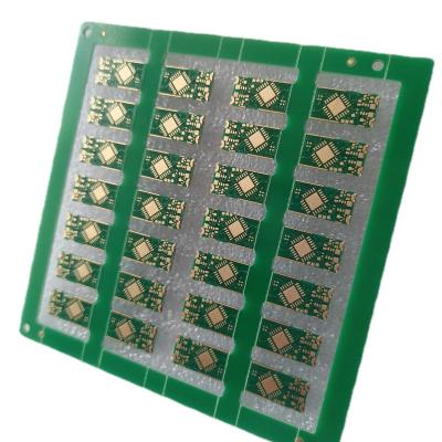 China FR4 94v0 1.0mm two layers FR4 ENIG pcb half hole plating edge immersion gold printed circuit board control electronics ems supplier for sale