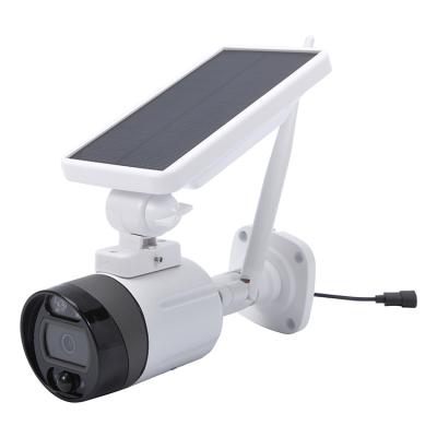 China NIGHT VISION VEEKEI Solar Bullet Camera Simcard TF Card Cloud Storage Support Low Power Consumption Wifi Solar Panel 355 Degree Rotation Cam for sale