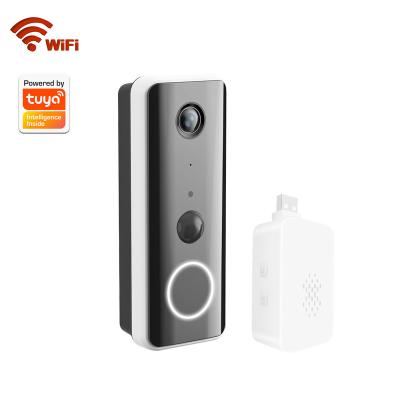 China Built-in Siren Visual Doorbell WiFi Doorbell Battery Outdoor Intercom for Smart Home Wireless Door Calling with Camera Monitor for sale