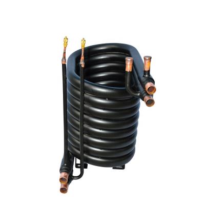 China Factory Hot Promotional Titanium Coaxial / Tube-In-Tube Heat Exchanger For Heat Pump Water Heater for sale